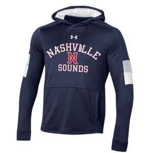 Nashville Sounds Minor League Baseball L Under Armour Hoodie Navy Loose Fit $75